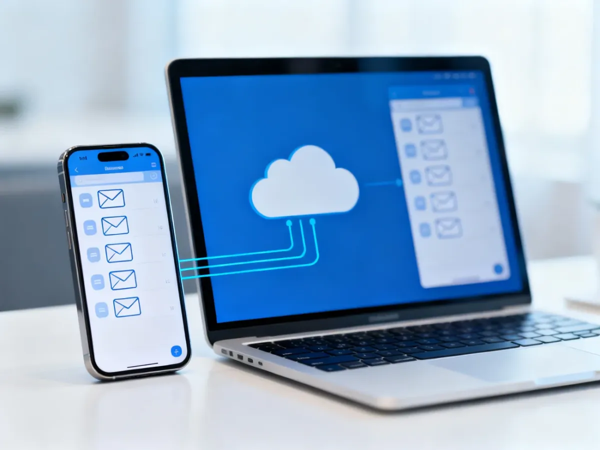 Synchronizacja poczty e-mail między telefonem a komputerem